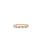 Rose gold Diamond Pear Shape Cluster Ring with elegant pear-shaped sparkle