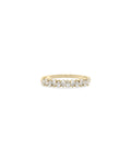 Pear-Shaped Diamond Cluster Ring