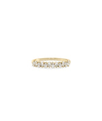 Diamond Pear Shape Cluster Ring in yellow gold with pear-shaped diamond cluster