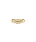 Ruffle Gold Band Ring