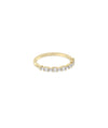 Round Baguette Diamond Band Ring - 79e | Everyday 14K Gold Jewelry