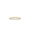Round Baguette Diamond Band Ring - 79e | Everyday 14K Gold Jewelry