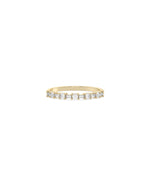 Round Baguette Diamond Band Ring - 79e | Everyday 14K Gold Jewelry