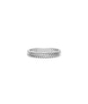 White gold Gold Chevron Band Ring featuring modern geometric chevron V-shape