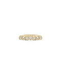 Diamond Heart-Shaped Band Ring