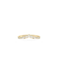 Diamond Chevron Band Ring