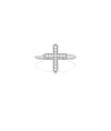 Diamond Cross Ring in white gold featuring sparkling diamond cross motif