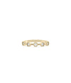 Hexagonal Outline Diamond Band Ring - 79e | Everyday 14K Gold Jewelry