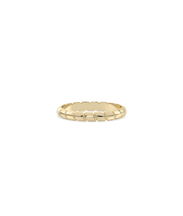 Gold Twist Eternity Band Ring yellow gold showcasing continuous spiraling twist