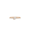 Rose gold Illusion Set Diamond Band Ring with clever illusion set diamonds