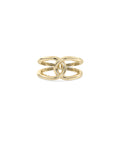 Gold Twist Band Ring