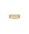 Custom Diamond Initial Band Ring