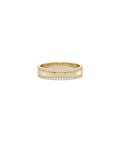 Two-Line Diamond Eternity Band Ring