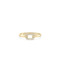 Diamond Link Band Ring