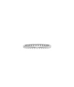 Bubble Heart Shape Eternity Band Ring white gold with eternal love symbolism