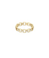 Circle link eternity ring side view displaying 5.4mm width and continuous pattern