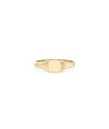 Gold Cushion Signet Ring yellow gold traditional heritage sophisticated