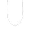 Diamond Station Necklace - 79e | Everyday 14K Gold Jewelry