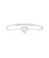 Diamond Outline Heart Bracelet - 79e | Everyday 14K Gold Jewelry