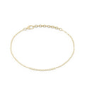Diamond Bezel Cable Chain Bracelet
