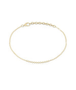 Diamond Bezel Cable Chain Bracelet - 79e | Everyday 14K Gold Jewelry