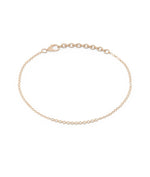 Diamond Bezel Cable Chain Bracelet - 79e | Everyday 14K Gold Jewelry