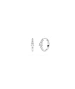 Diamond Solitaire Hoop Earring - 79e | Everyday 14K Gold Jewelry