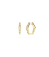 Geometric Petite Hoop Earring - 79e | Everyday 14K Gold Jewelry