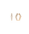 Geometric Petite Hoop Earring - 79e | Everyday 14K Gold Jewelry
