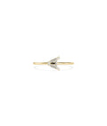 Diamond Initial Letter Ring