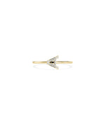 Diamond Initial Letter Ring - 79e | Everyday 14K Gold Jewelry