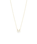 Pave Diamond Initial Necklace