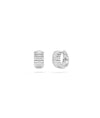 Diamond Fluted Hoop Earring - 79e | Everyday 14K Gold Jewelry
