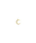 Diamond Starburst Crescent Charm