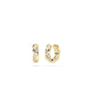 Diamond Twist Hoop Earring - 79e | Everyday 14K Gold Jewelry