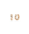 Diamond Twist Hoop Earring - 79e | Everyday 14K Gold Jewelry