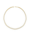 Graduating Diamond Bezel Tennis Necklace