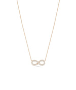 Rose gold Diamond Infinity featuring delicate sparkle