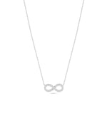 White gold Diamond Infinity eternal symbolic design