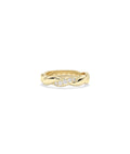 Diamond Twist Stackable Ring
