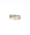 Rose gold Diamond Pave Swirl Ring with mesmerizing spiral diamond coverage