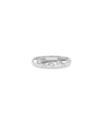 Diamond Dome Ring in white gold featuring sparkling diamond dome surface