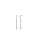 Diamond Solitaire Dangle Earring