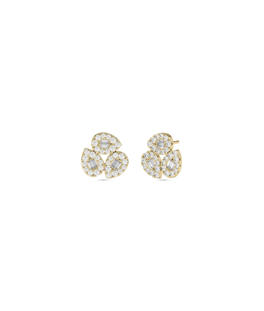 Diamond Stud Earrings - 79e | Everyday 14K Gold Jewelry