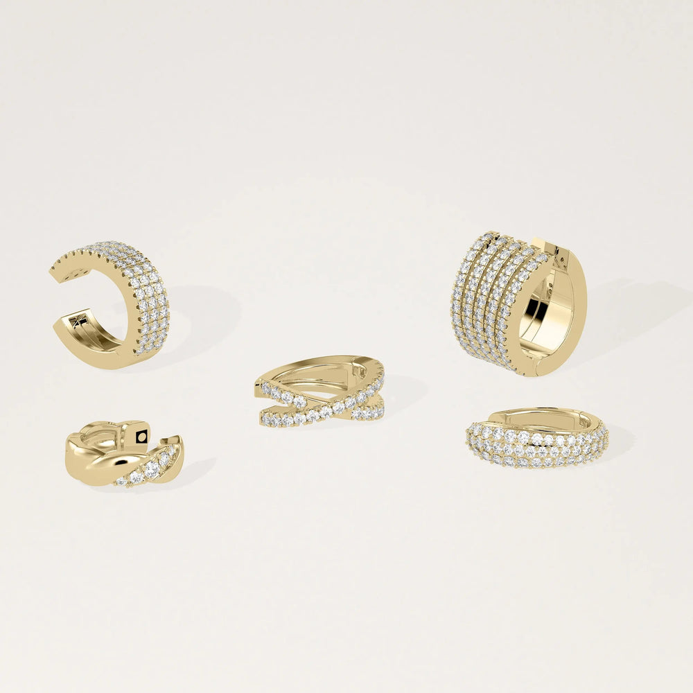 Diamond Ear Cuffs - 79e | Everyday 14K Gold Jewelry