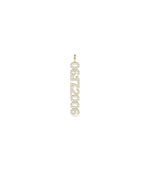 Custom Date Solitaire Bezel yellow gold meaningful commemorative sparkle