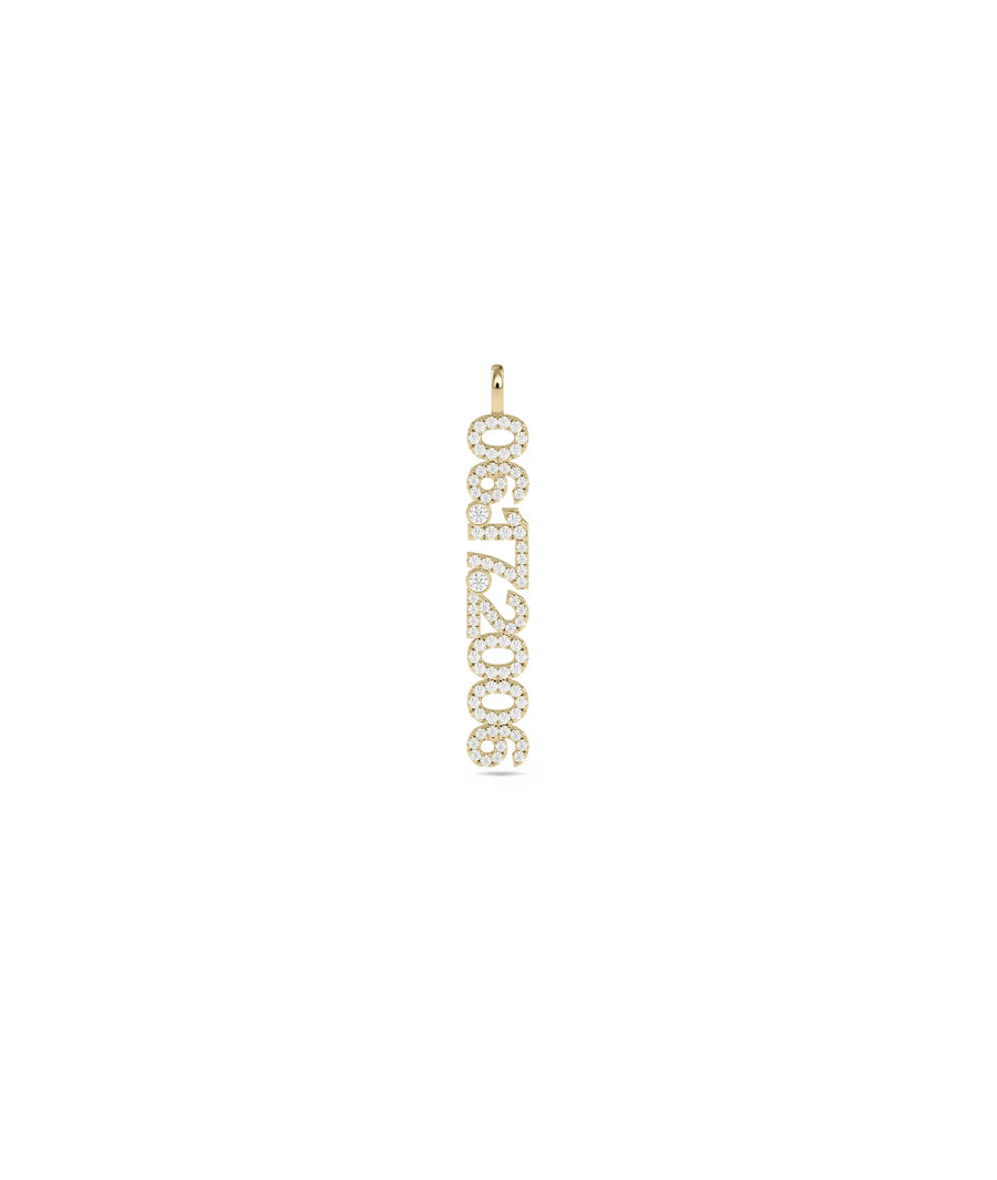 Custom Date Solitaire Bezel yellow gold meaningful commemorative sparkle