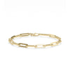 Paper Clip Gold Bracelet - 79e | Everyday 14K Gold Jewelry