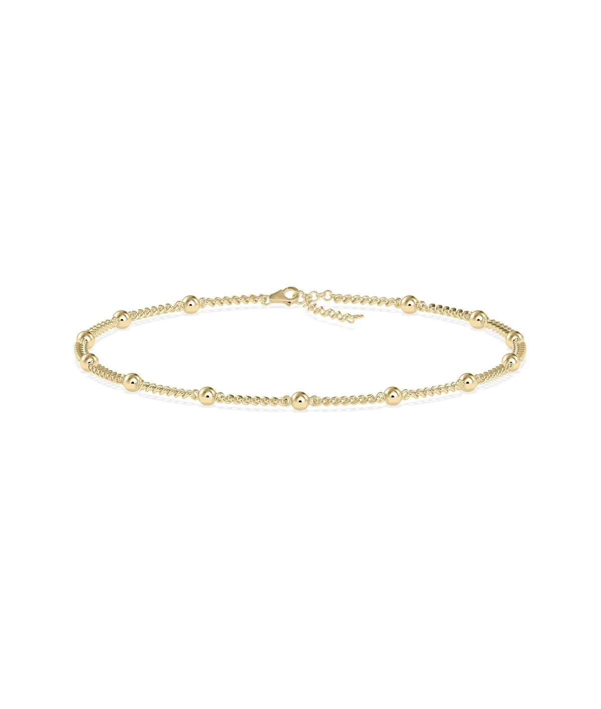 Gold Bead Station Bracelet - 79e | Everyday 14K Gold Jewelry