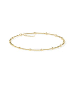 Gold Bead Station Bracelet - 79e | Everyday 14K Gold Jewelry